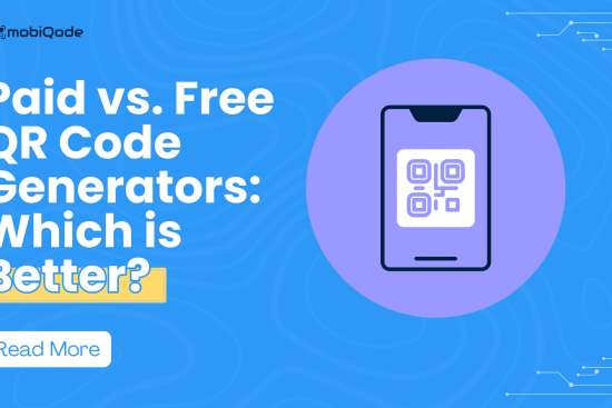 mobiqode - Paid vs Free QR code generator