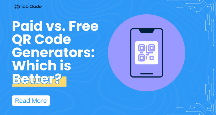 mobiqode - Paid vs Free QR code generator