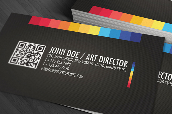 qr powered digital business card