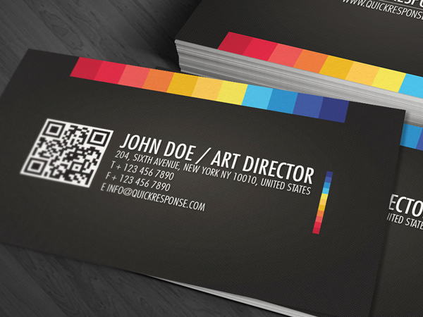 qr powered digital business card