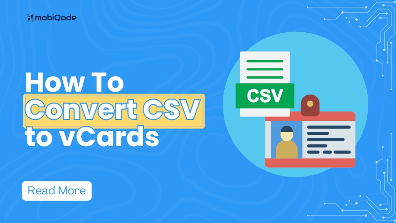 mobiqode - cpnvert csv to vcards