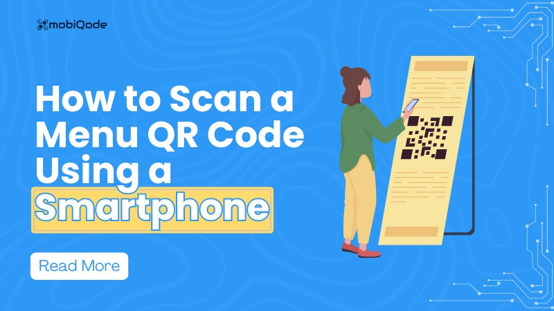 mobiqode- How to scan a menu QR code