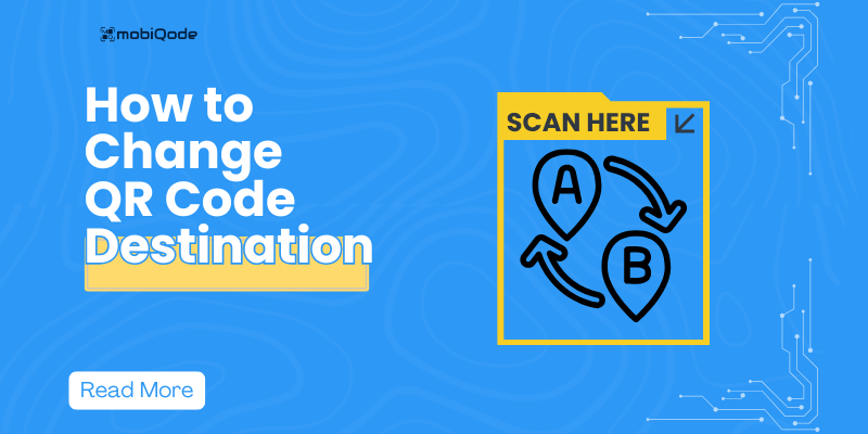 How to change QR code destination